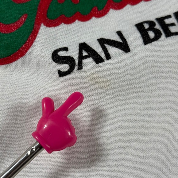 Vintage Healthknit Guadala Harrys San Bernardino Sweatshirt White Large USA - Picture 6 of 6